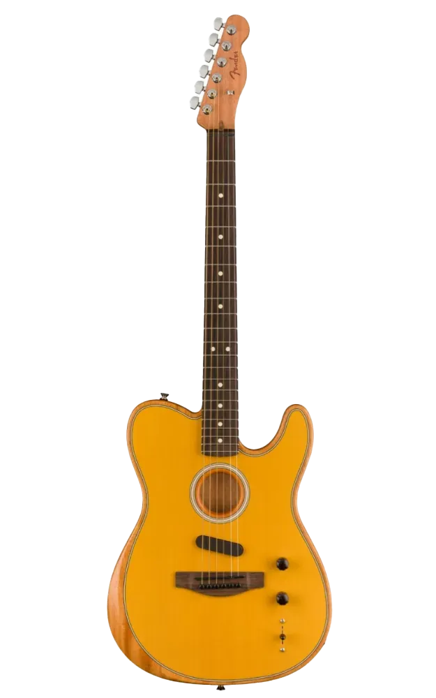 Fender Acoustasonic Player Telecaster Rosewood Fingerboard Butterscotch Blonde